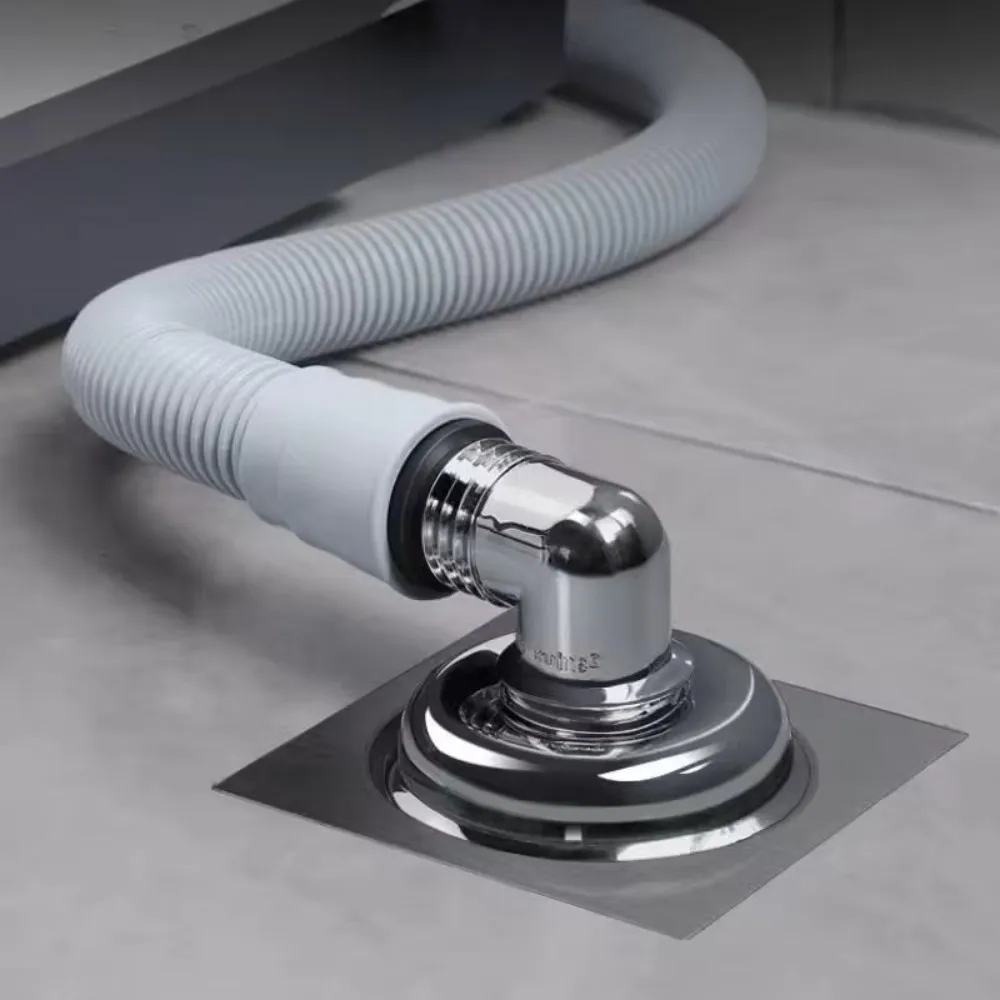 Washing Machine Floor Drain Connector, Drain Pipe, Prevent Sewer Odor And Overflow, Bathroom Tee Cover