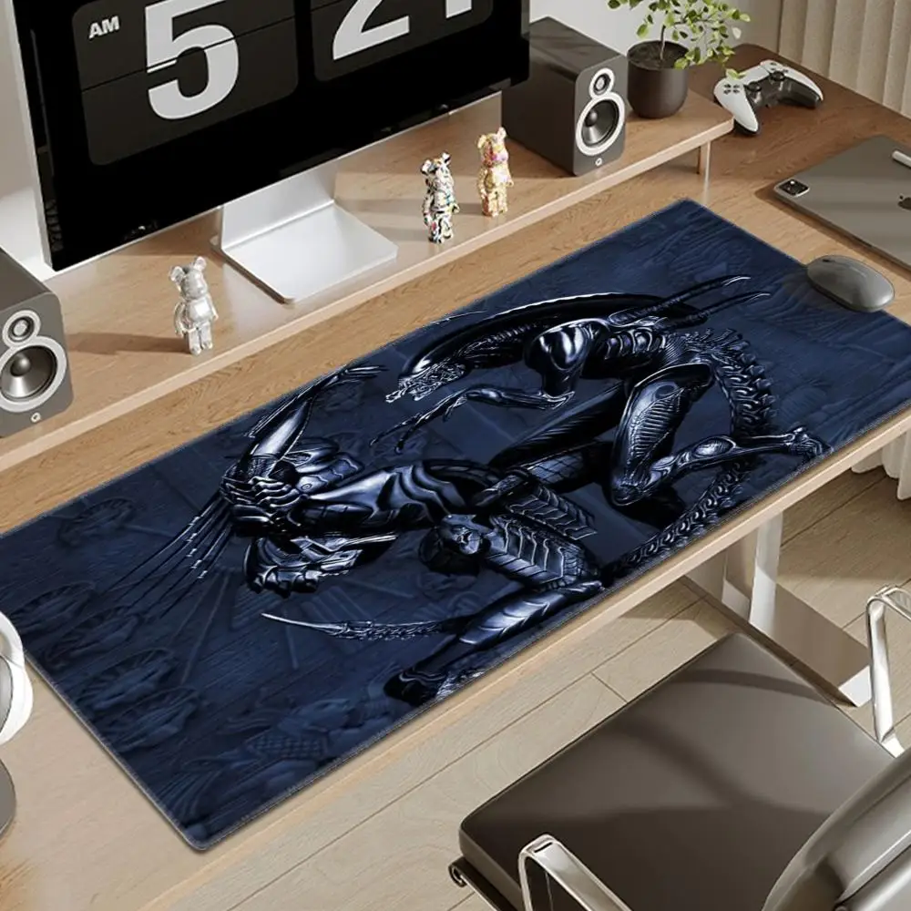 Predator Warrior Pattern Alien Monster Mouse Pad Computer Custom Desktop Mouse Pad MousePad Mouse Mat Anti-slip Soft Carpet