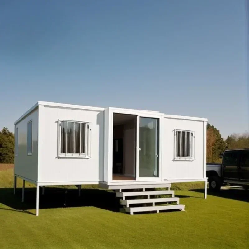 OEM Luxury 3 Bedroom 20ft 40ft Expandable Container House Modern Design Style Low Price Made From Sandwich Panel