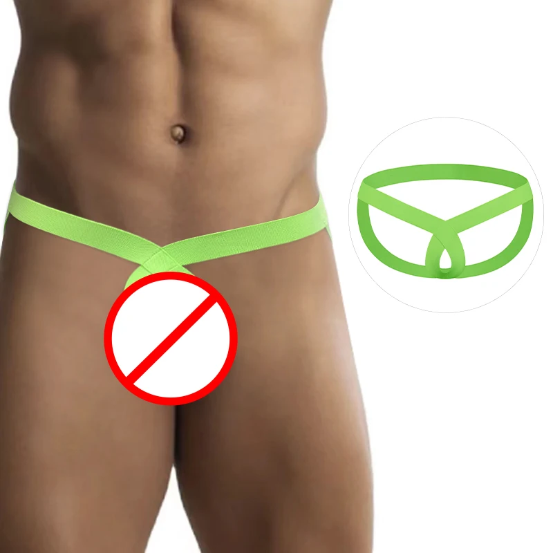 New Sexy Thong Men Jockstrap Low Waist Gay Underwear Jock Strap Nylon Sexy Mens Bikini Hollow Panties Breathable G-Strings Cueca