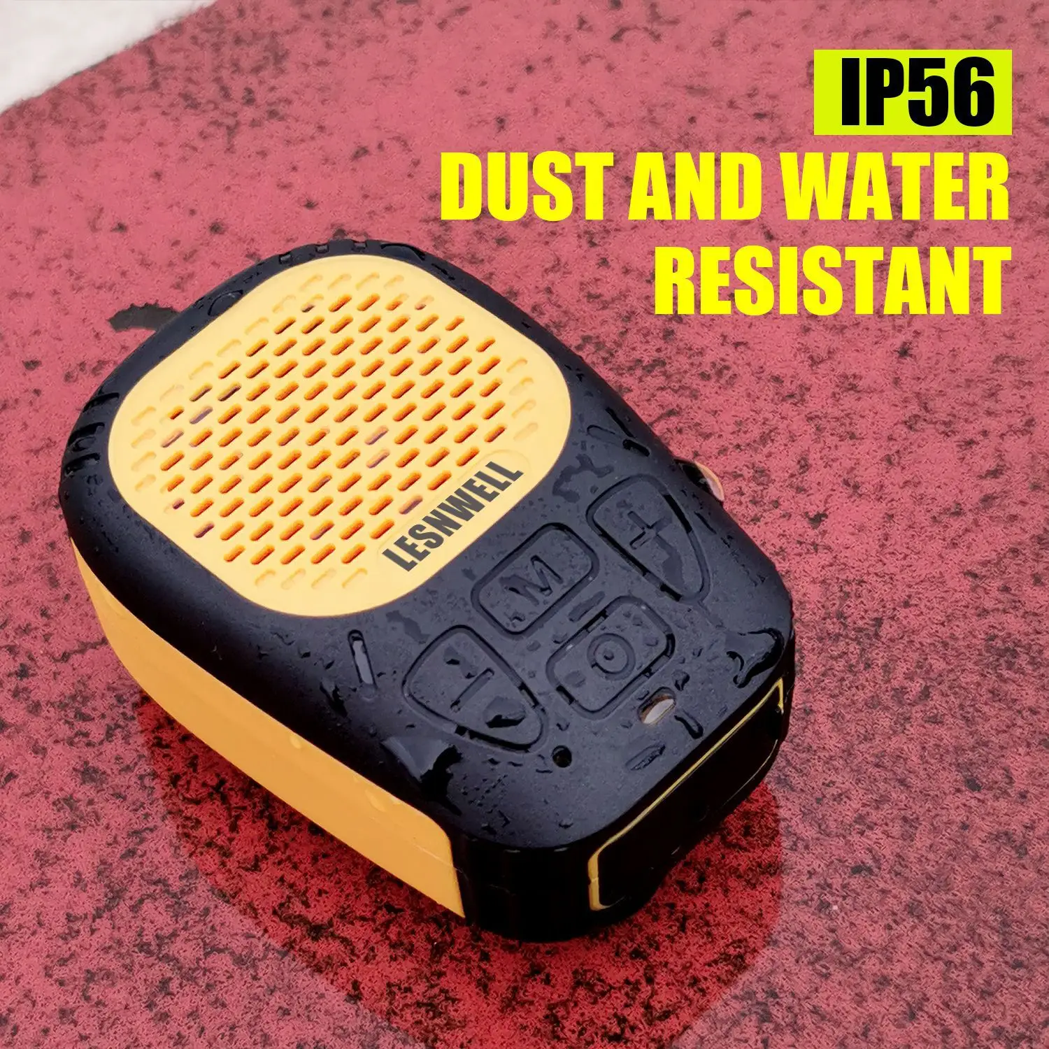 Portable Jobsite Wearable Speaker Bluetooth Speaker Wireless Running Subwoofer Support TF Card Hands Free Call Outdoor Music Box