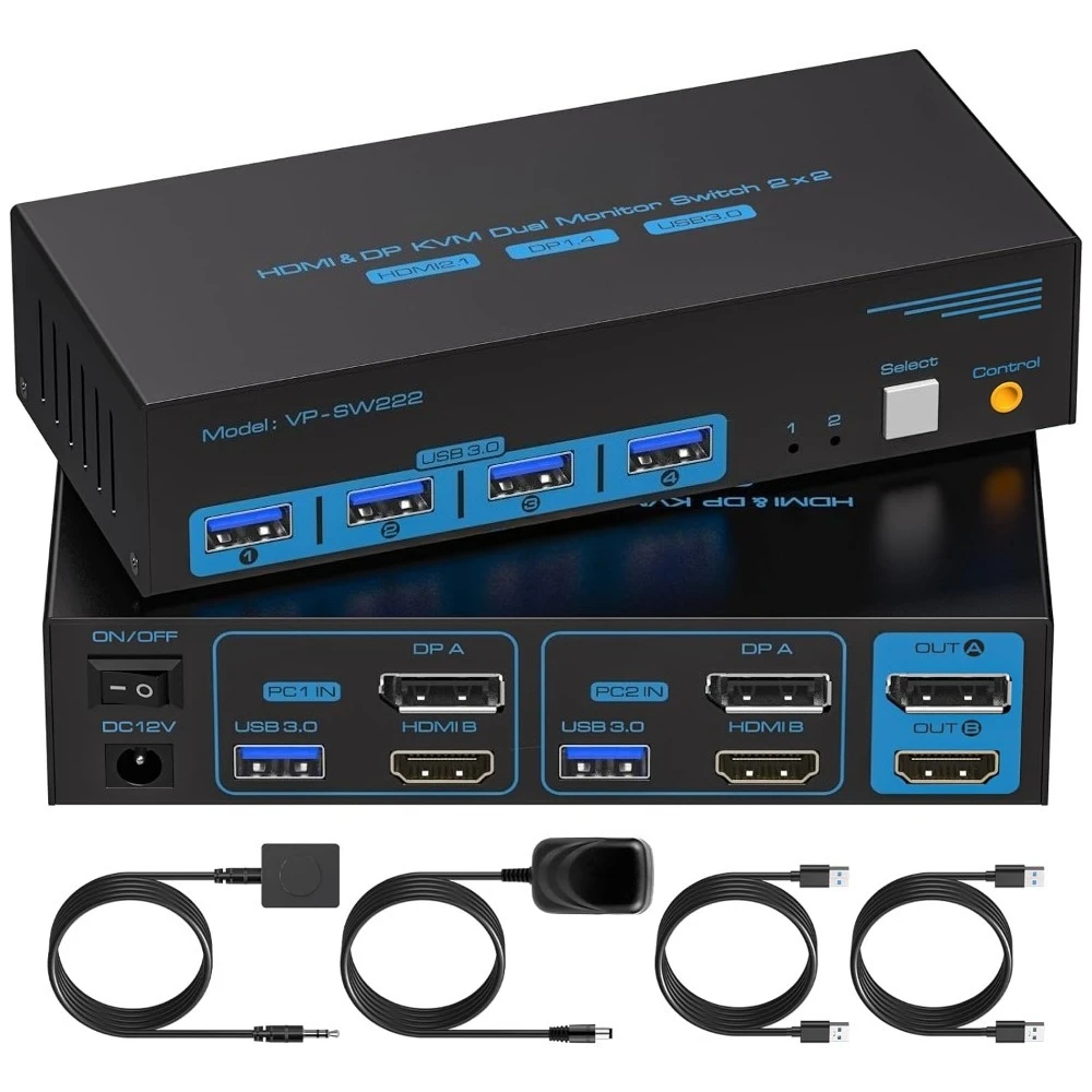 4K 120Hz Kvm Switch… - image