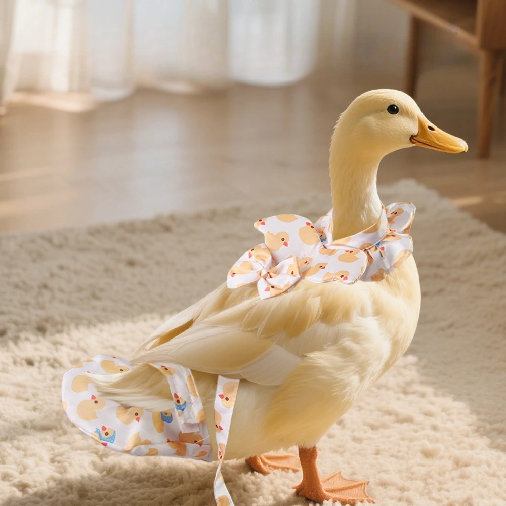 Call Duck Diaper Pouch Nappy Holder with Traction Rope Pet Goose Harness Leash Reusable Pet Duck Diaper Clothes Accessory