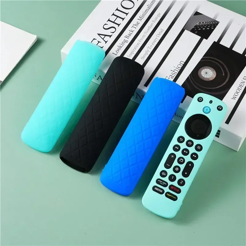 

Silicone Cover for Alexa Voice Remote Pro Remote Control Anti-Slipping Cover Lightweight Bumpers Drop Glowing Guard