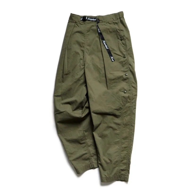 

21SS High Street KAPITAL Свободные повседневные брюки в японском стиле Мужчины Женщины Модные универсальные брюки-карго Мужская одежда