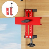 Cabinet Door Mounting Jig Installation Positioner Clamp 2 In 1 Accurate Quick Position Hole Opening Tool Aluminium Alloy