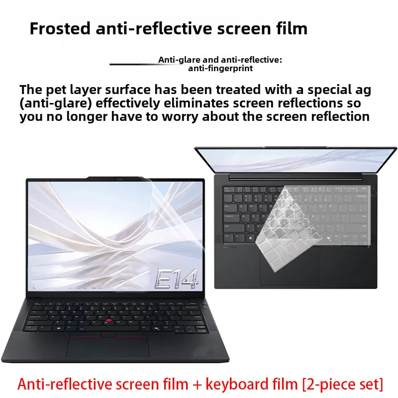 For 2026 ThinkPad E14 Gen 8/7/6 HD Screen Protector T14 L14 Gen 6/5 Laptop Anti-Reflective Privacy Protective Film Keyboard Film