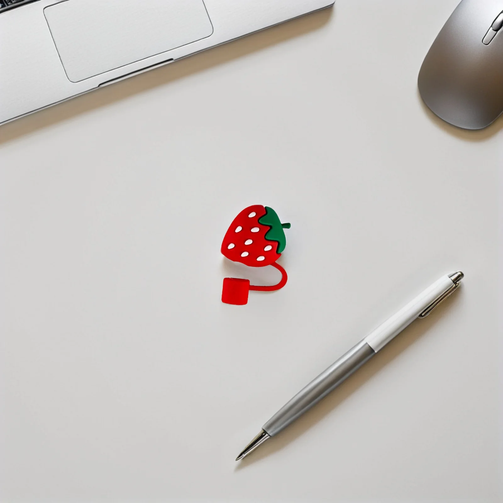 

4 Pcs Straw Plug Set Accessories Leakproof Silicone Cover Tip Covers Red Cap Strawcoverscap Miss