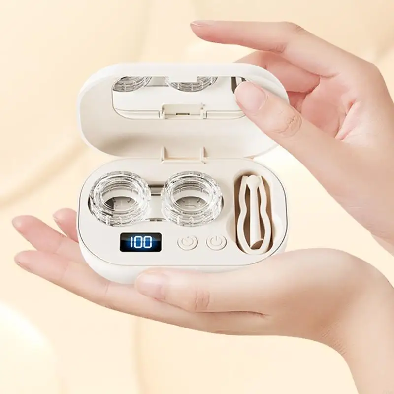 Advanced Automatic Contact Lenses Washer Case That Protects Lenses From Damage 