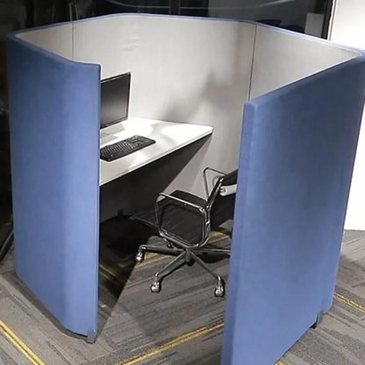 Office Desk,Modular High Partition Sofa Acoustic Curve Office Settings Acoustic Privacy Single Workstation Desk Workspace For Wo