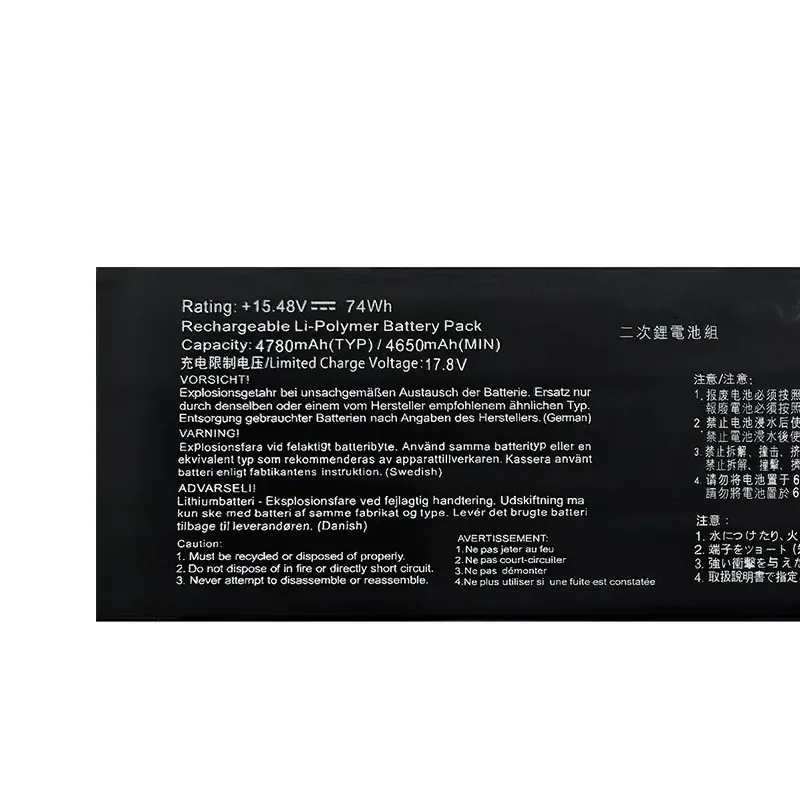 C41N2208 Battery For ASUS ROG ALLY Gaming Handheld series of RC71L/PC71L Expand high capacity of 74Wh mod upgrade Free all Tools