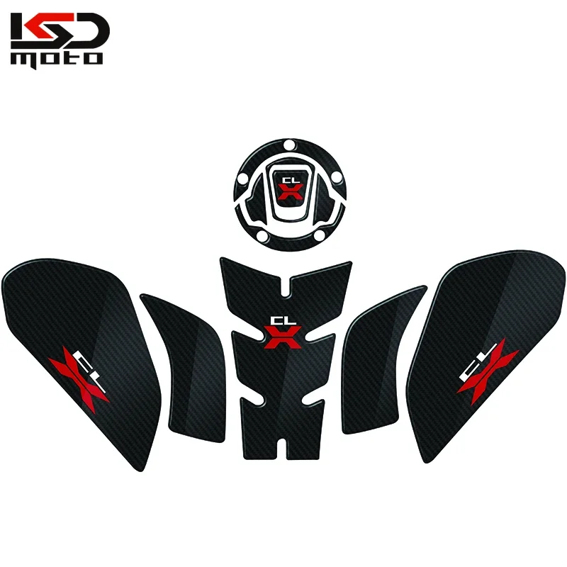 

FOR CFMOTO CL700X Motorcycle Tank Traction Pad Side Gas Knee Grip Protector Anti slip sticker