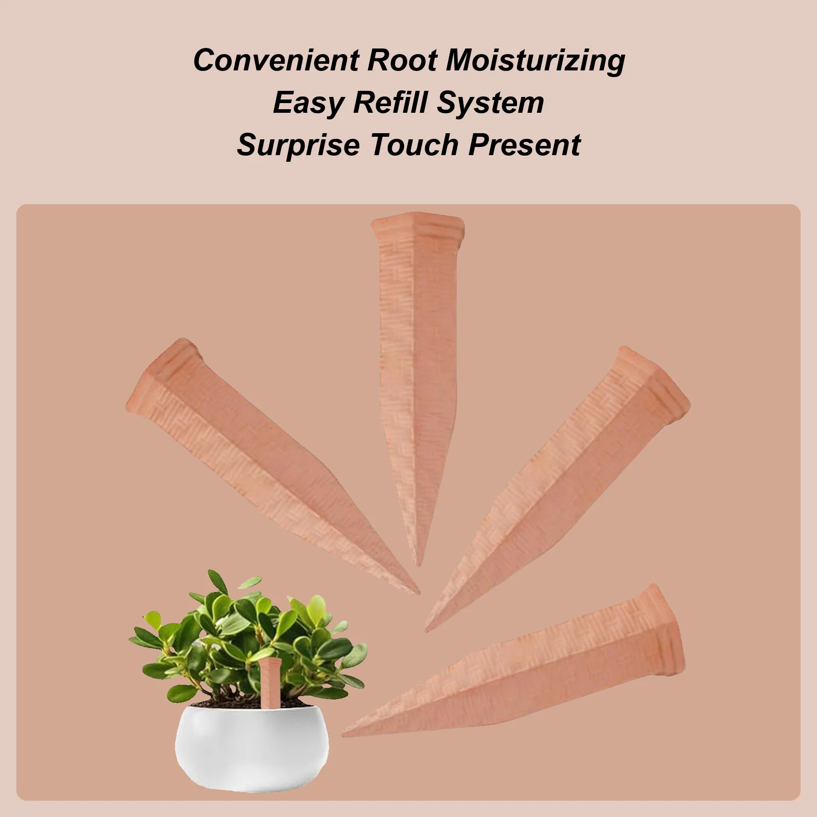 

Самополивающиеся шипы, автоматические устройства для полива растений, 4 шт., инструмент для полива с медленным высвобождением, аксессуары для любителей цветов на открытом воздухе