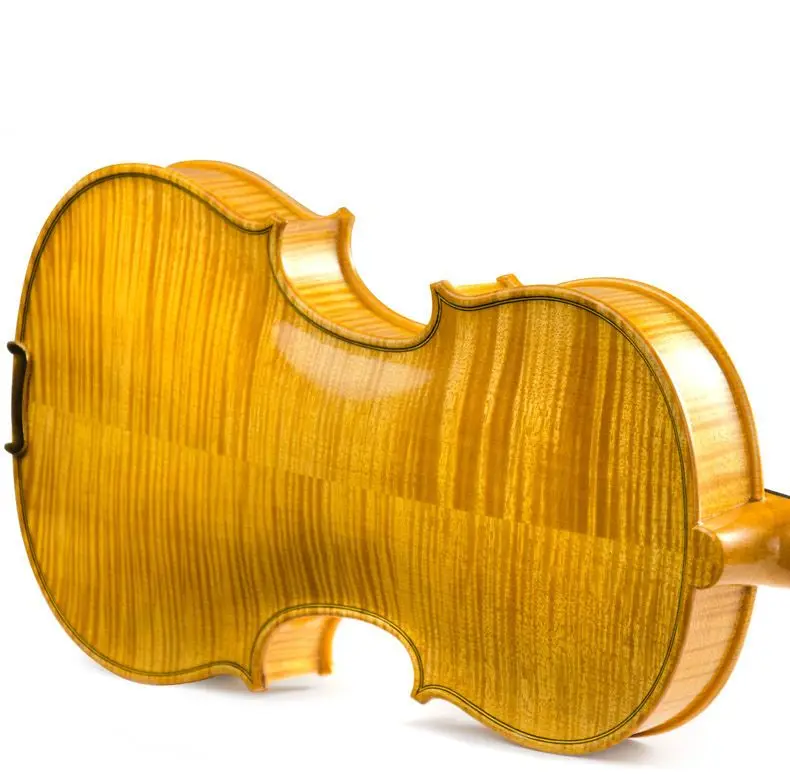 Christina V06W 4/4 Stradivarius 1716 Italian solid yellow Professional Handmade Violino Musical Instruments