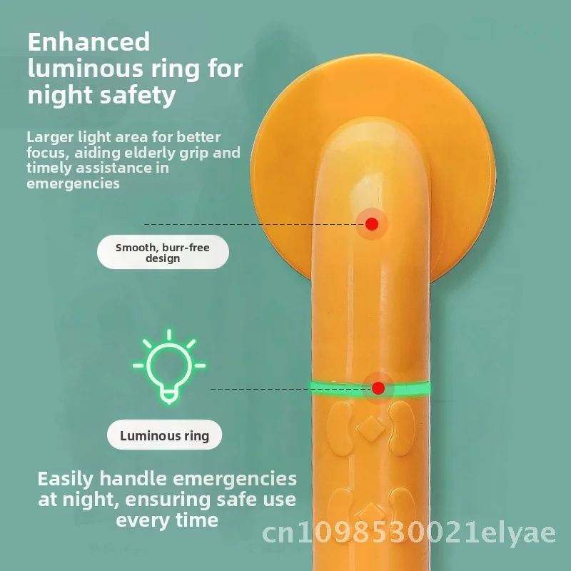 

Ellen Bathroom Safe Grab Bar Antique Bronze Brass Handrail Shower Support Straight Copper Safety Handle for Toilet 30/40/50 CM