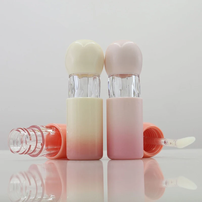 1PC Gradient Pink Empty Lipstick Gloss Tube Plastic Refillable Bottle Liquid Container Bottle Lipstick Lipgloss Sample Bottle