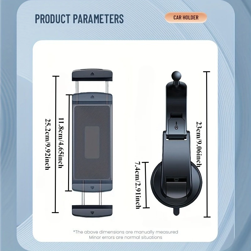 Super strong suction cup type car dashboard bracket, car-mounted mobile phone bracket, suitable for DVD, tablet computers