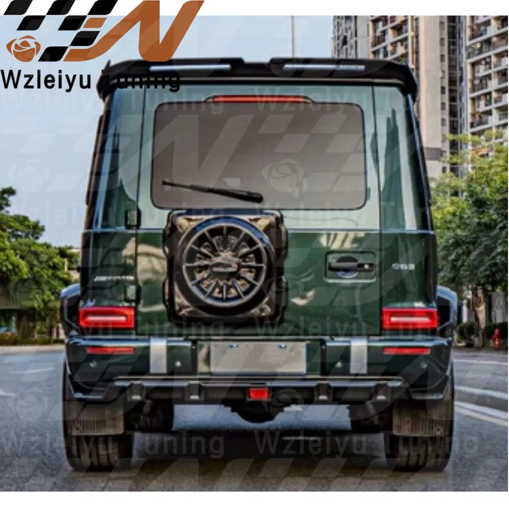 

New Style Dry Carbon Fiber Rear Roof Spoiler Wing Fit For Mercedes Benz G63 G550 G500 W464 G Class 2020-2024