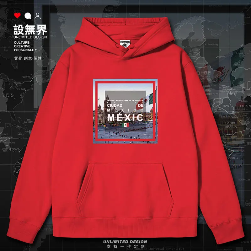 Mexico City National Palace Capital City mens hoodies sporting Sportswear casual jerseys streetwear men autumn winter clothes