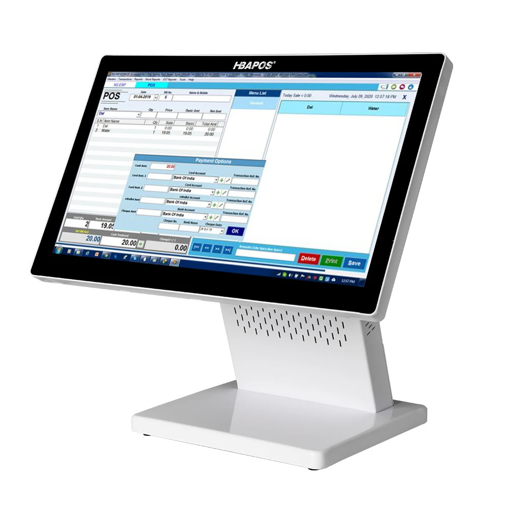 

ATV&UTV15.6 Inch Full HD Touch Screen POS Machine All-In-One Points of Sale System Cash Register Pos Business for Retail Salon S