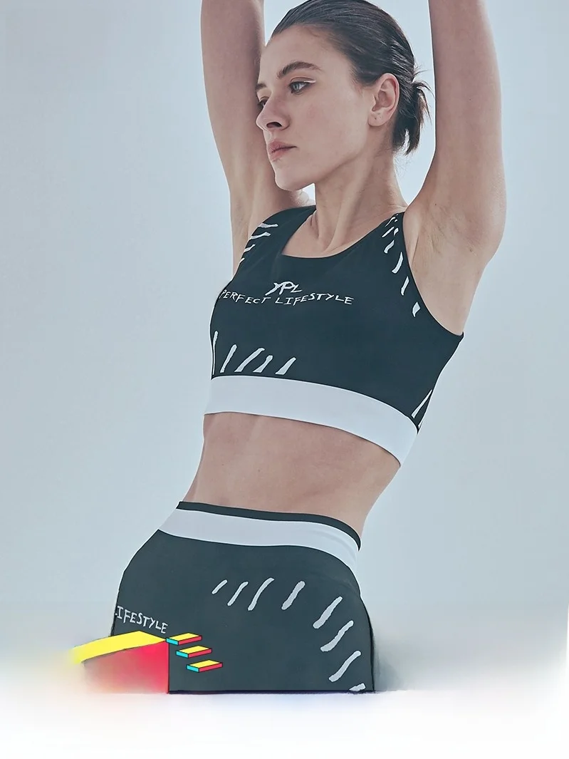 

YPL, ручная роспись, высокая талия, велосипедные брюки, женские брюки для бега для фитнеса, дышащая легкая летняя уличная одежда