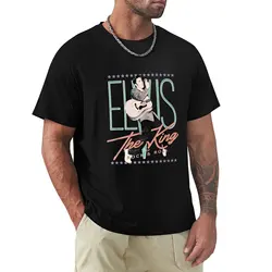 Elvís Présléy Official Vintage Design The King T-Shirt kawaii clothes tees cute tops oversized t shirt T-shirts for men cotton