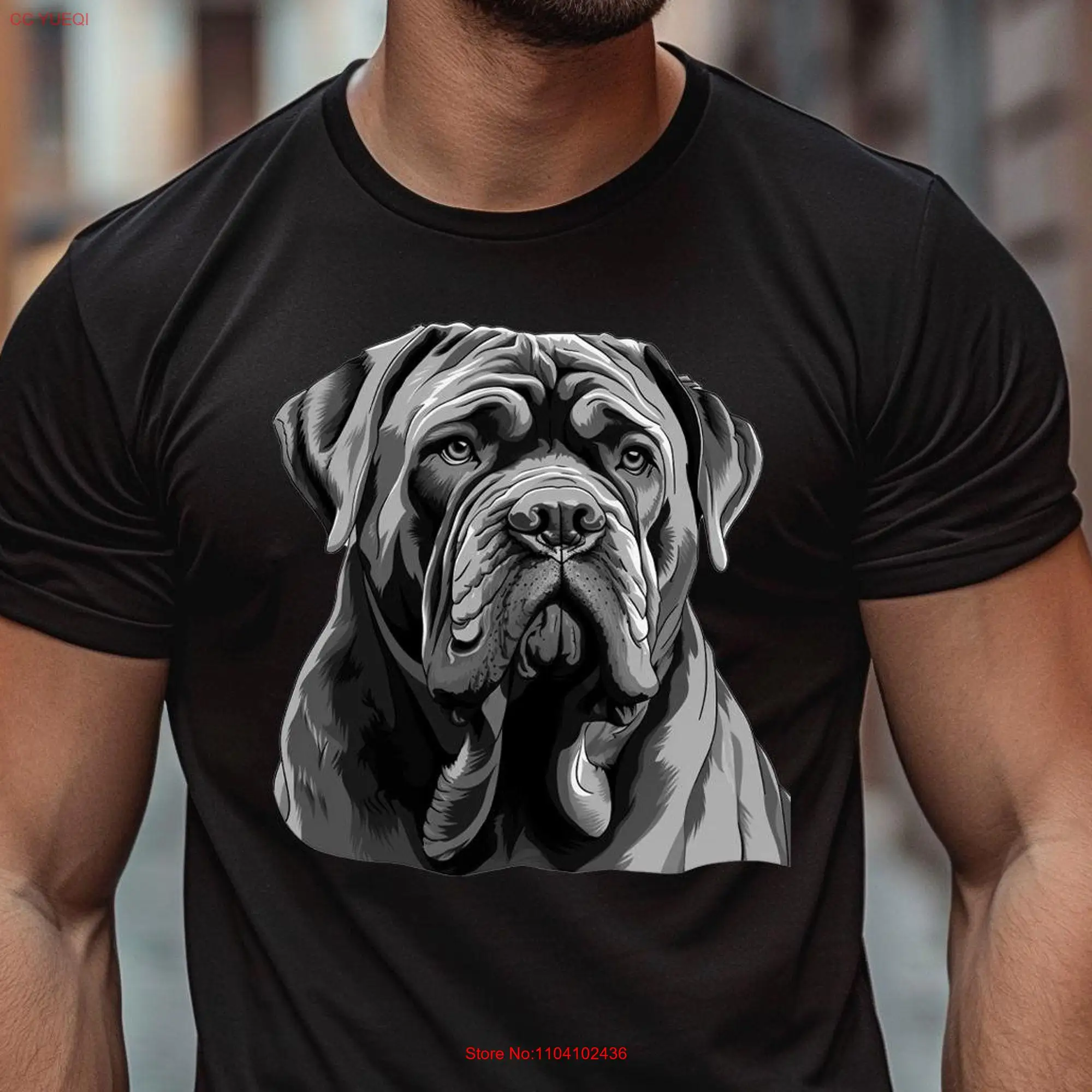 Neapolitan Mastiff T Shirt Owner Dog Lover Mastino Napoletano long or short sleeves