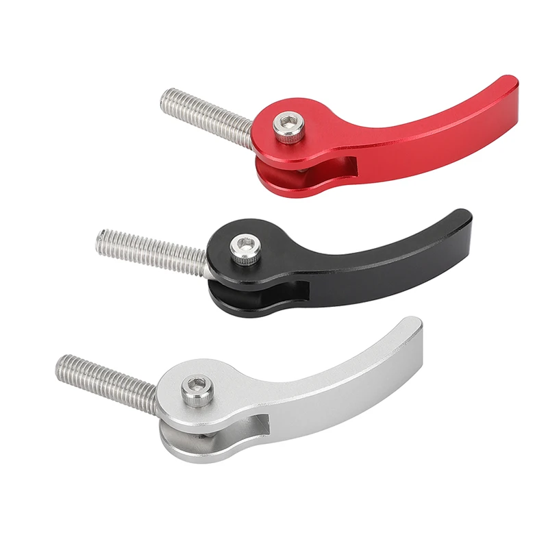 CAMVATE M5 Thread Screw Quick Release Locking Lever Black/Silver/Red fr QR Rlate Rod Clamp Rosette Mount Photography Accessories