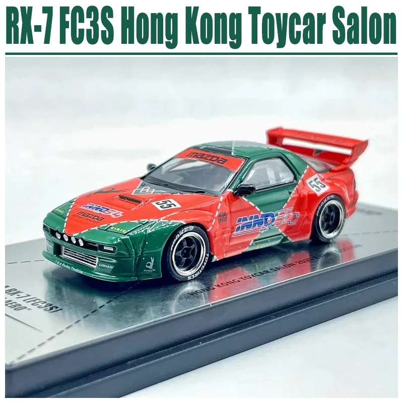 INNO 1/64 RX-7 FC3S Hong Kong Toycar Salon 2025 édition événement alliage jouet véhicule à moteur moulé sous pression en métal modèle cadeaux