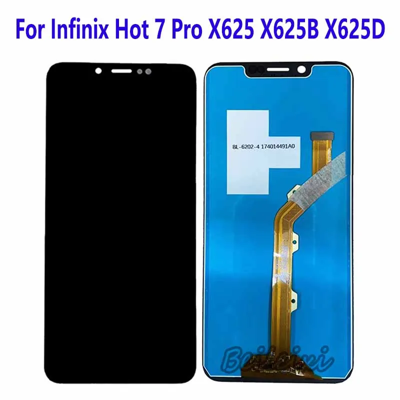 

For Infinix Hot 7 Pro X625 X625D X625B LCD Display Touch Screen Digitizer Assembly Replacement Accessory