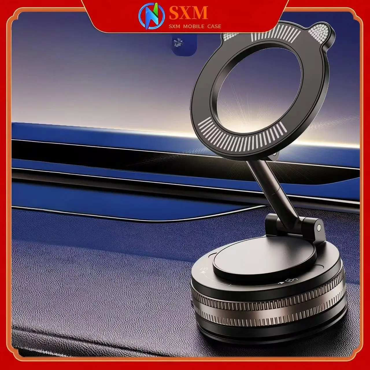 

Vacuum suction cup car magnetic bracket car navigation special car supplies black technology