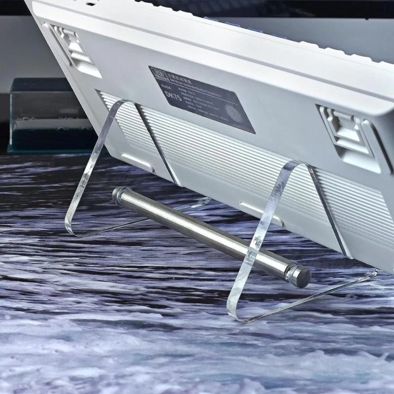 E8BA لوحة مفاتيح لوحة المفاتيح حامل لوحة المفاتيح الشفافة