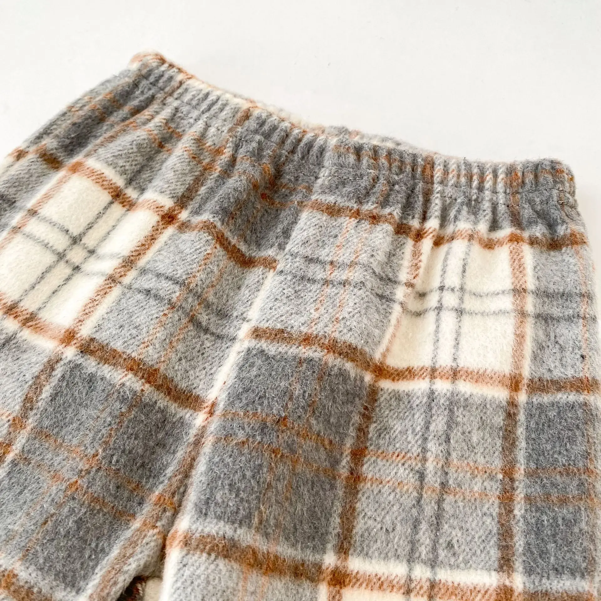 2026 Herbst Süßer Stil Kinderrock Karierter Plissee-Rock mit Elastikbund für 6M-4J Mädchen Vielseitiges Kinderkleid – Detail 14