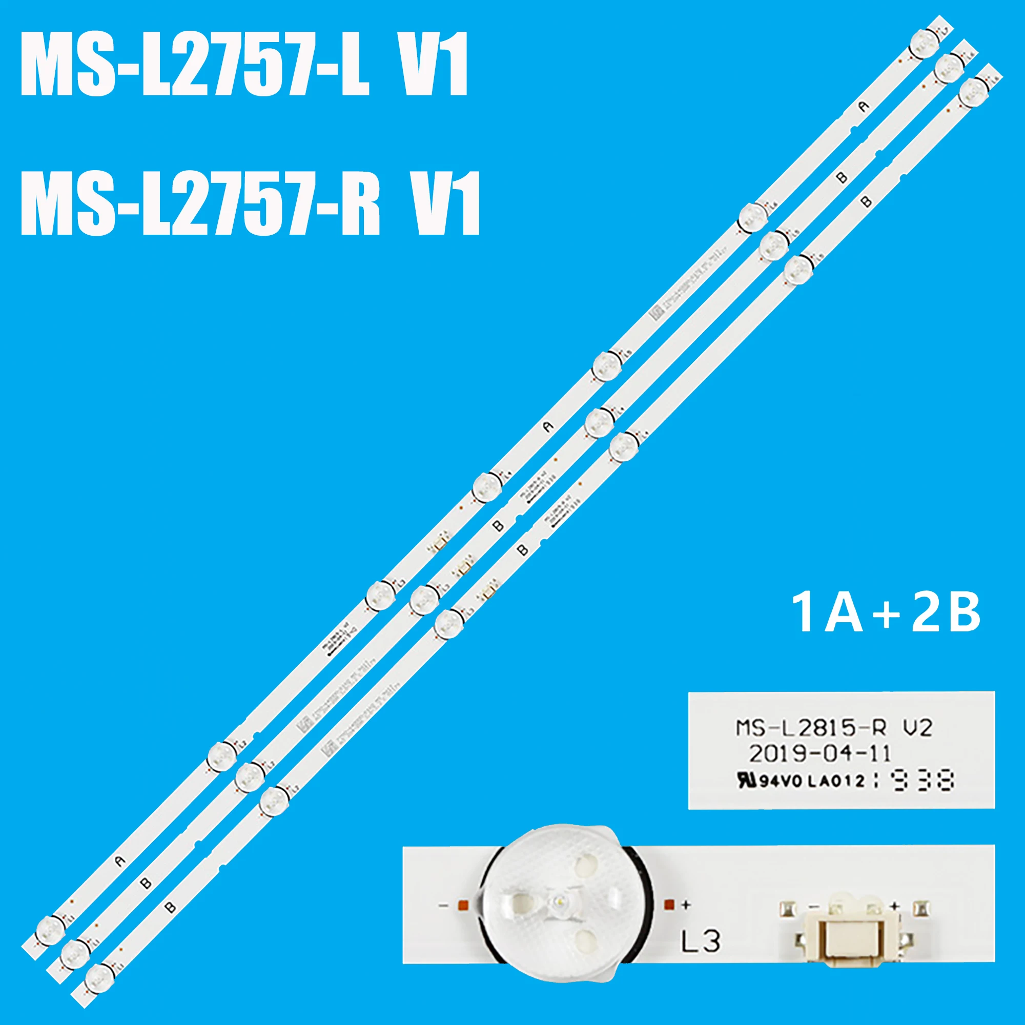 kit de fita led para ms l2757 ms l2958 40e20s ms l2815 r ms l2815 l v2 sdl400fy qd0 c00 39 v400hj9 pe1 10 01