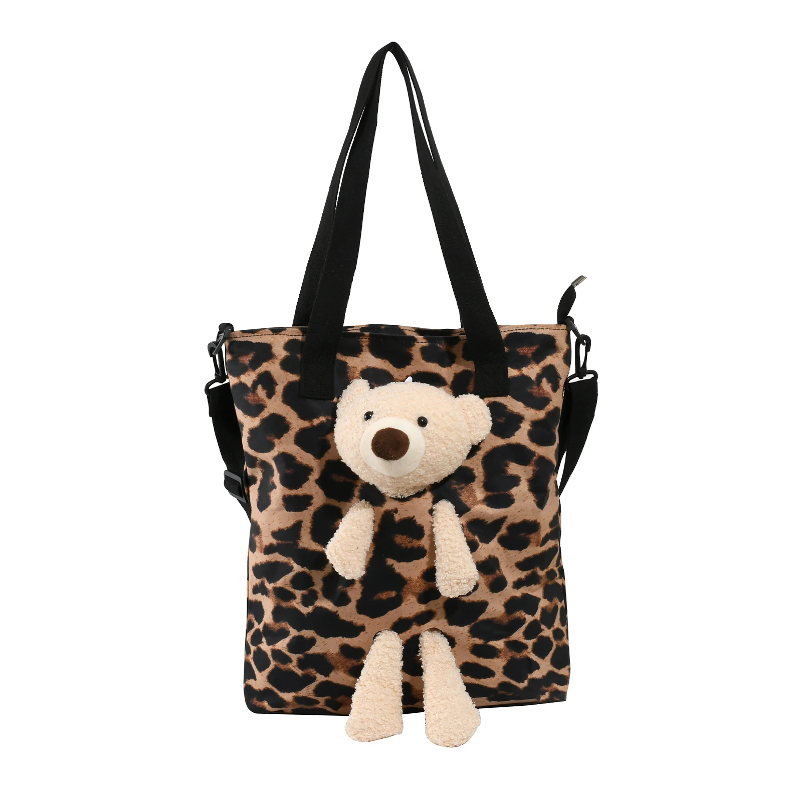 

Bear Tote Bag-Coffee 2130