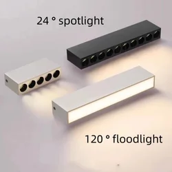 Surface mounted floodlight/spotlight line spotlights with non perforated ceiling design 10W20W, 85-265V