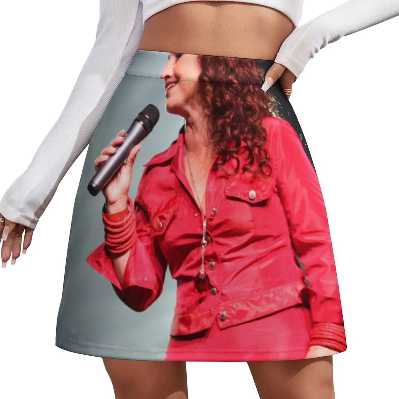 

Carole King and Gloria Estefan - Photograph Mini Skirt Miniskirt woman skirts for women Skirt shorts Female skirt