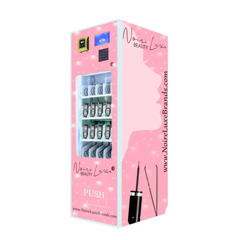 Smart 24 Hours Self-service Automatic Custom Metal Hair Cosmetics Lash Vending Machine with 1 Year Warranty Customized