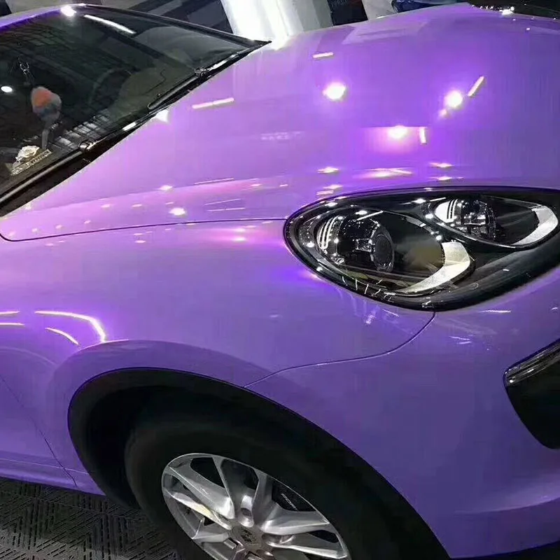 5*56ft Magic Car Wrap Twin Color Candy Purple Vinyl Wrap