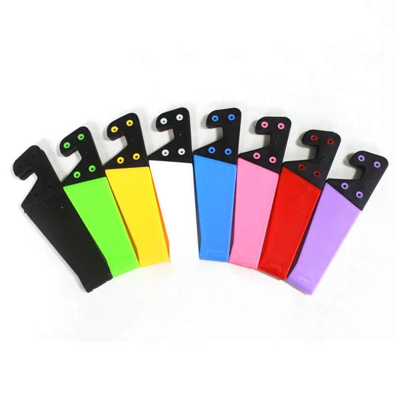 New V-Shaped Universal Foldable Mobile Cell Phone Stand Holder for IPhone IPad E-Reader Tablets Adjustable Support Phone Holder