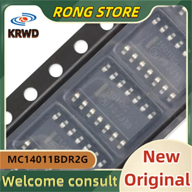 20pcs 14011BG MC14011BD MC14011BDR2G SOIC-14 New and Original