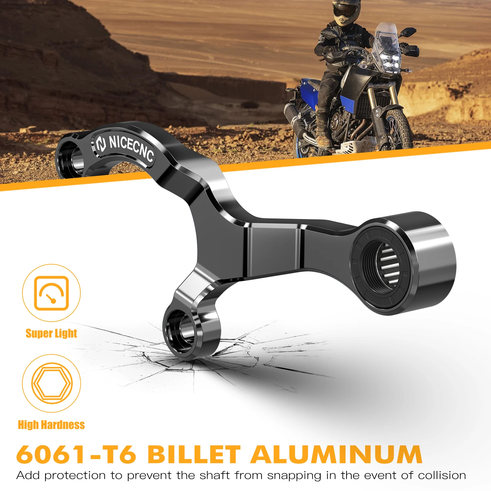 Schaltstabilisator Schalthebelunterstützung für Yamaha MT-07 MT07 XSR 700 2018–2023, Tracer 700 Tracer 7 2021–2023, Tenere 700 XTZ 700 – Detail 5