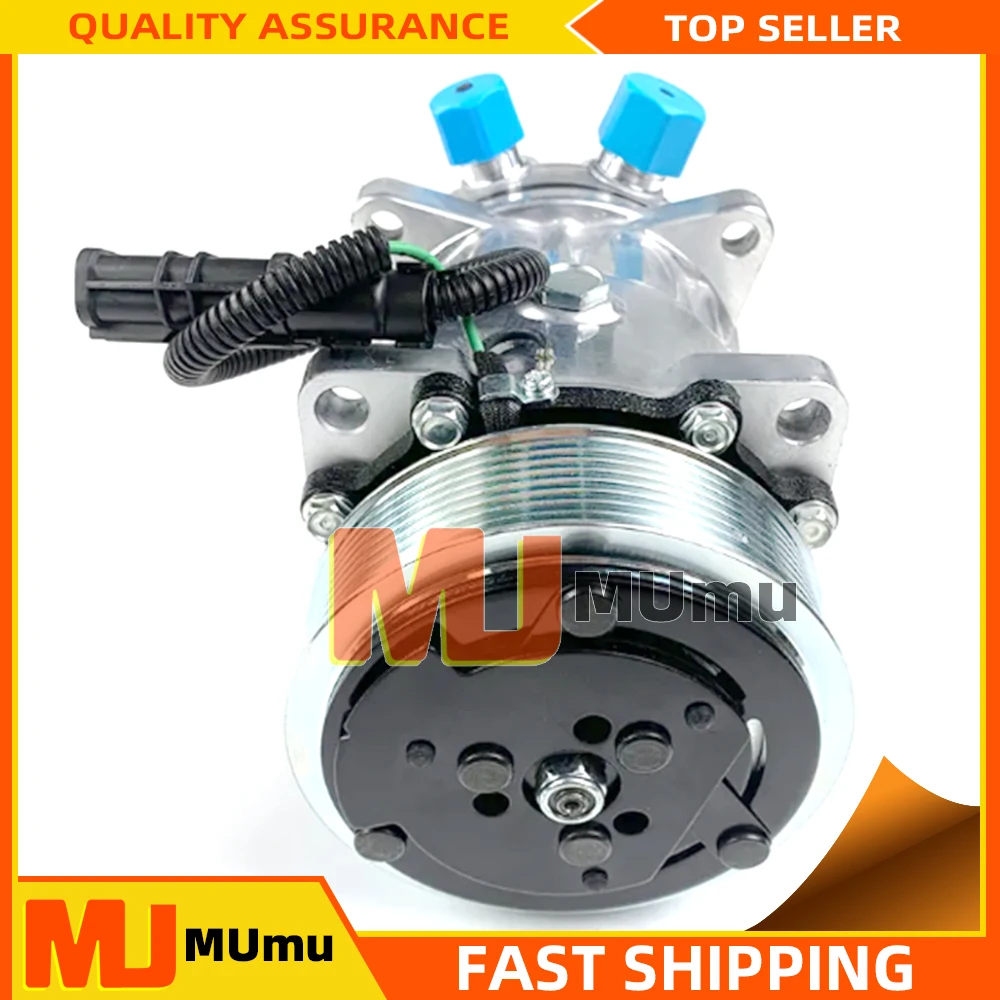 SD7H15 AC Air Conditioning Compressor FOR MAN Trucks TGX TGS TGA 24 VOLT 8 GROOVE 51779709028 81619066012 351135641 51779707028