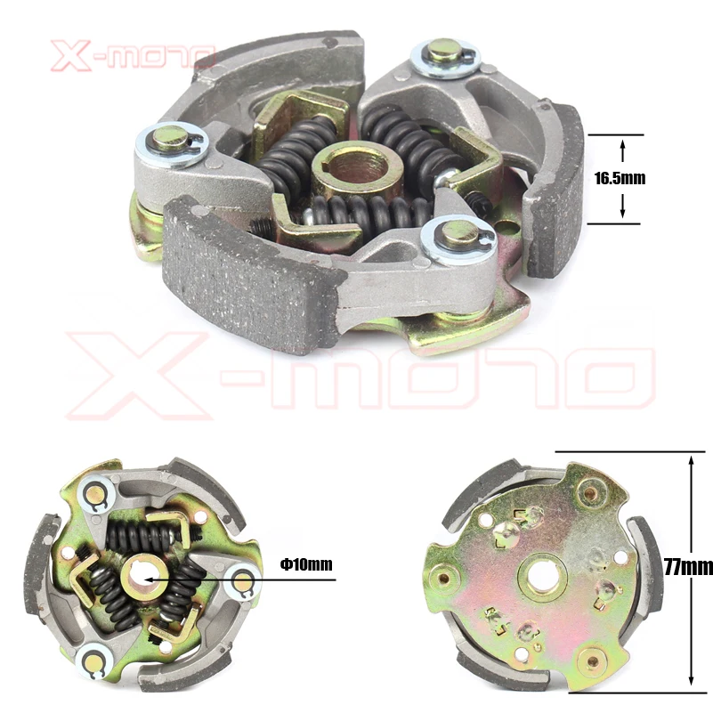 MOTOR Store Shoes 40-6/40-5/ for KTM50 Centrifugal Clutch Plate 49cc Mini Pocket Pit Quad ATV Dirt Ride Coffee