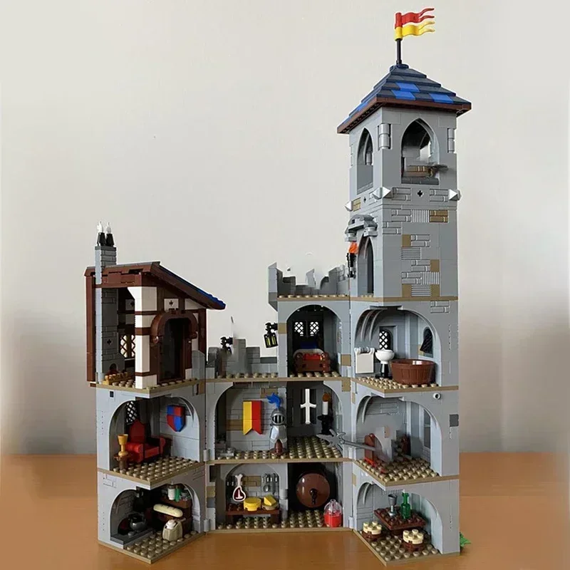 Moc Bouwstenen Militair Fort Model Kasteel Houd Technologie Modulaire Blokken Geschenken Kerst Speelgoed DIY Sets Montage