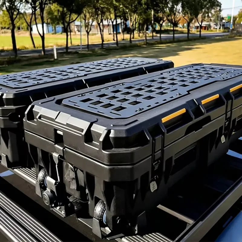 95L Car Roof Top Cargo Box Universal Waterproof Outdoor Camping Storage Luggage Box for SUV Sedan Travel Roof Rack Carrier