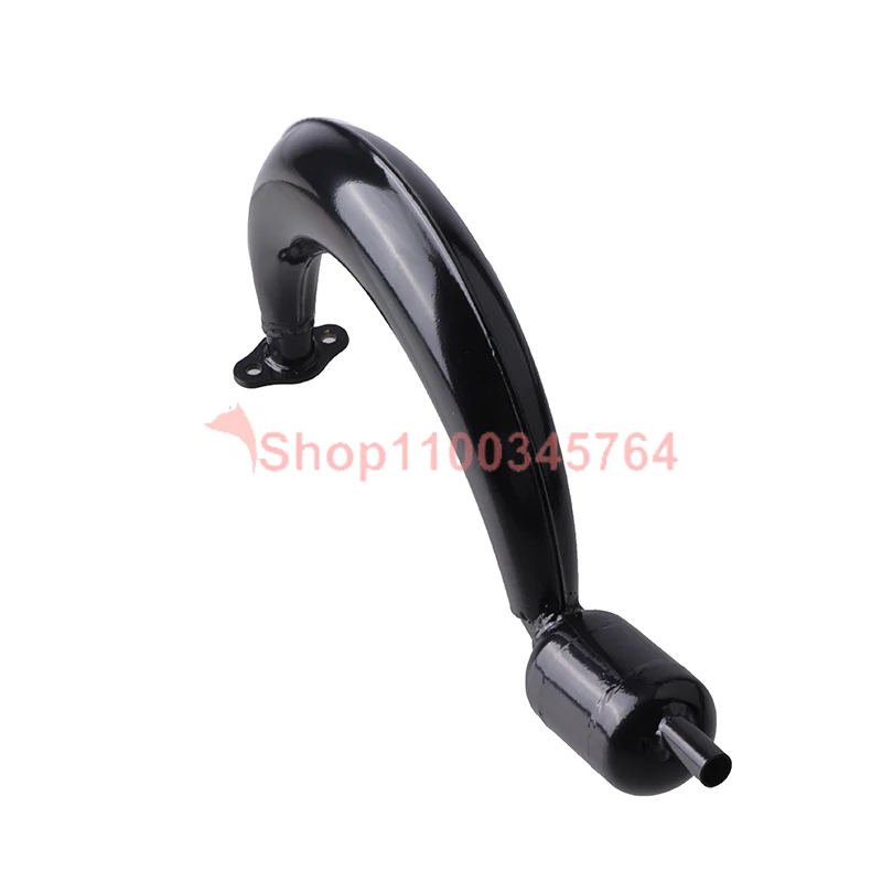 Banana tube silencer exhaust chamber silencer for 49cc 60cc 66cc 80cc 100cc 2 stroke gas engine electric bike