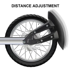 Universal With Bracket Splash Guard Motorcycle Rear Wheel Fender Cover Mudguard Plastic Motor Accessories