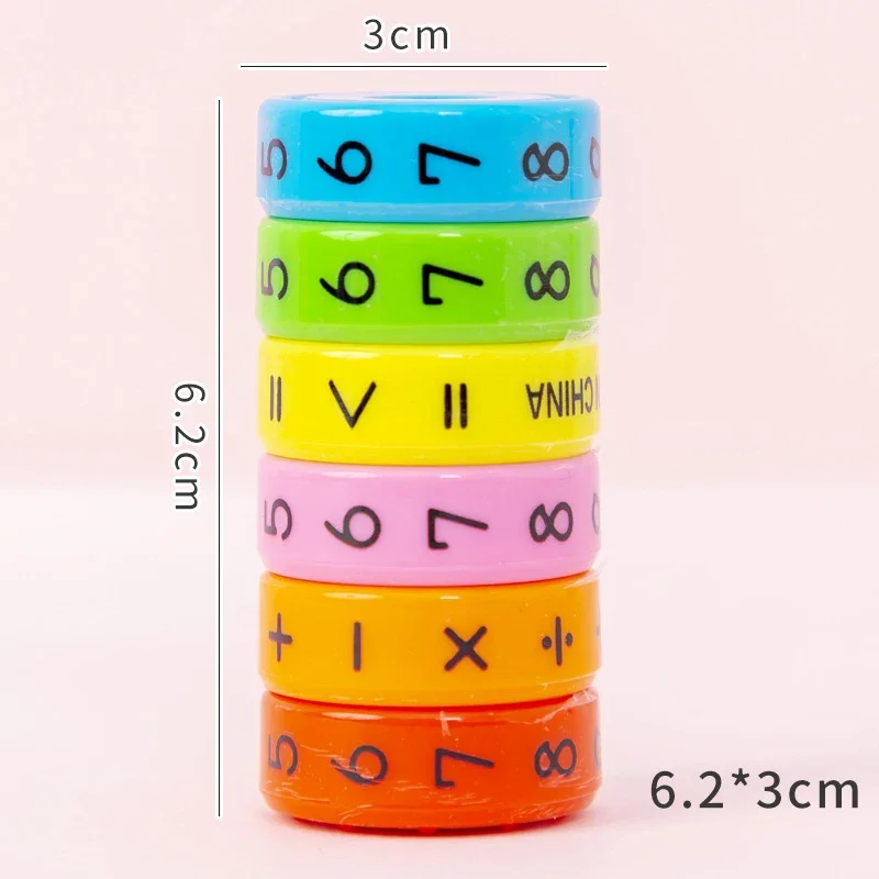 Mathématiques magnétiques pour enfants, jouets éducatifs d'apprentissage numérique, Intelligence magique, arithmétique, Puzzle Cube, cadeau pour enfants