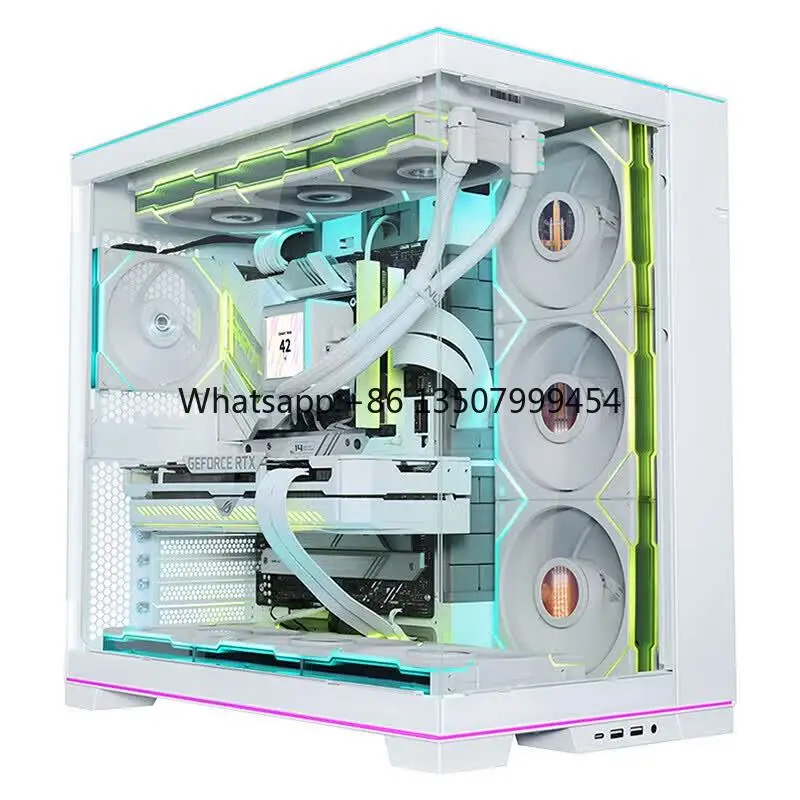 Gabinete de PC Lian Li O11D EVO RGB de Formato Medio con Diseño de Flujo de Aire Reversible y Estructura de Doble Cámara